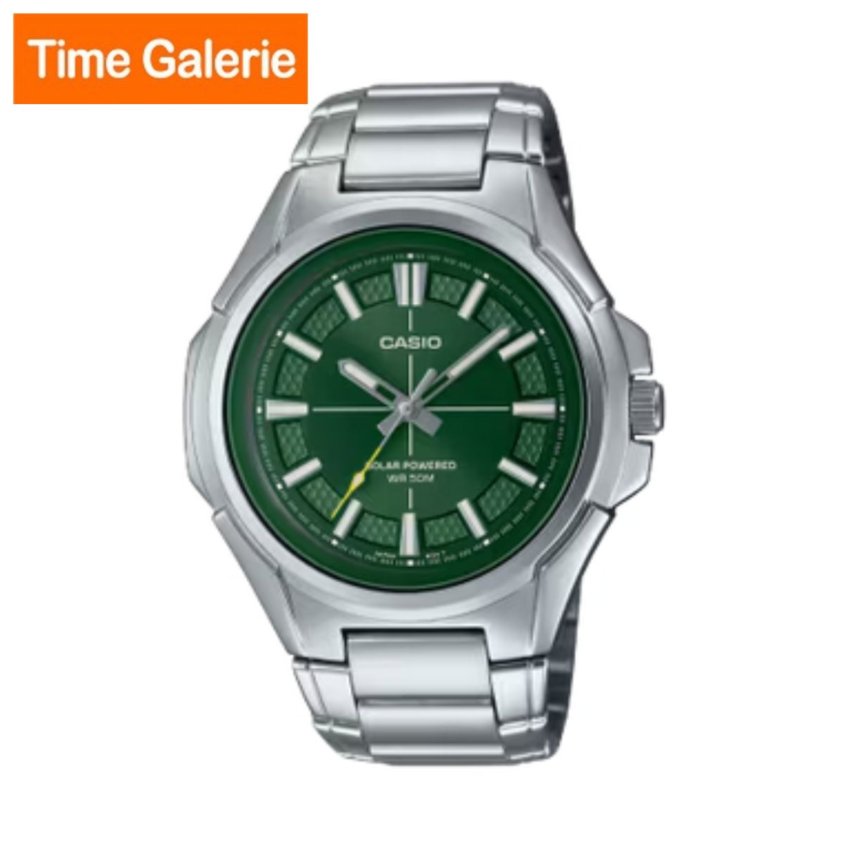 Casio General MTPRS100D3AV Silver Stainless Steel wtih Green Dial